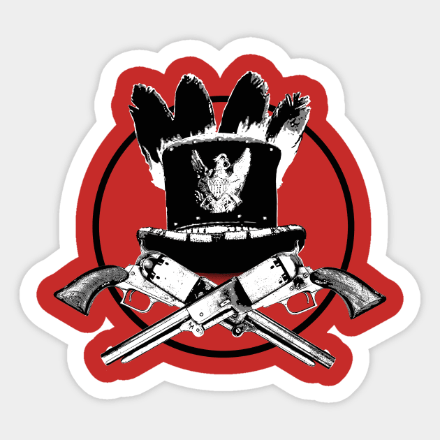 Native Son of a Gun Sticker by MartinezArtDesign